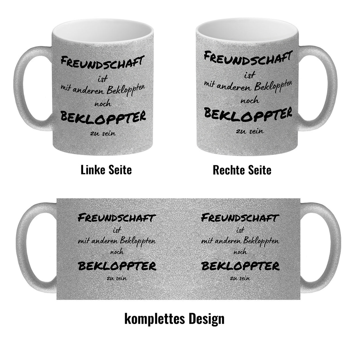 Freundschaft Kaffeebecher mit Spruch