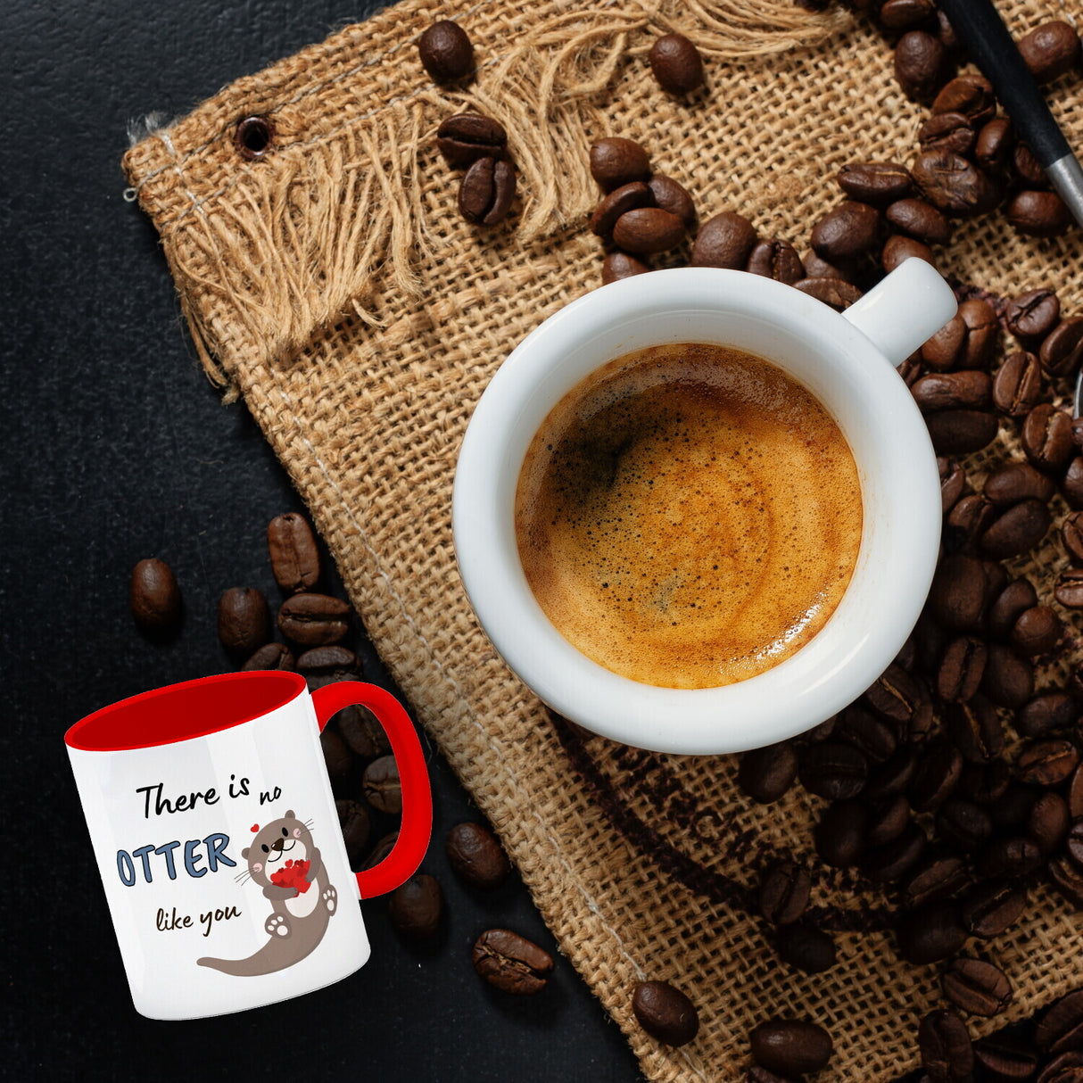 Otter Kaffeebecher mit Spruch: There is no Otter like you