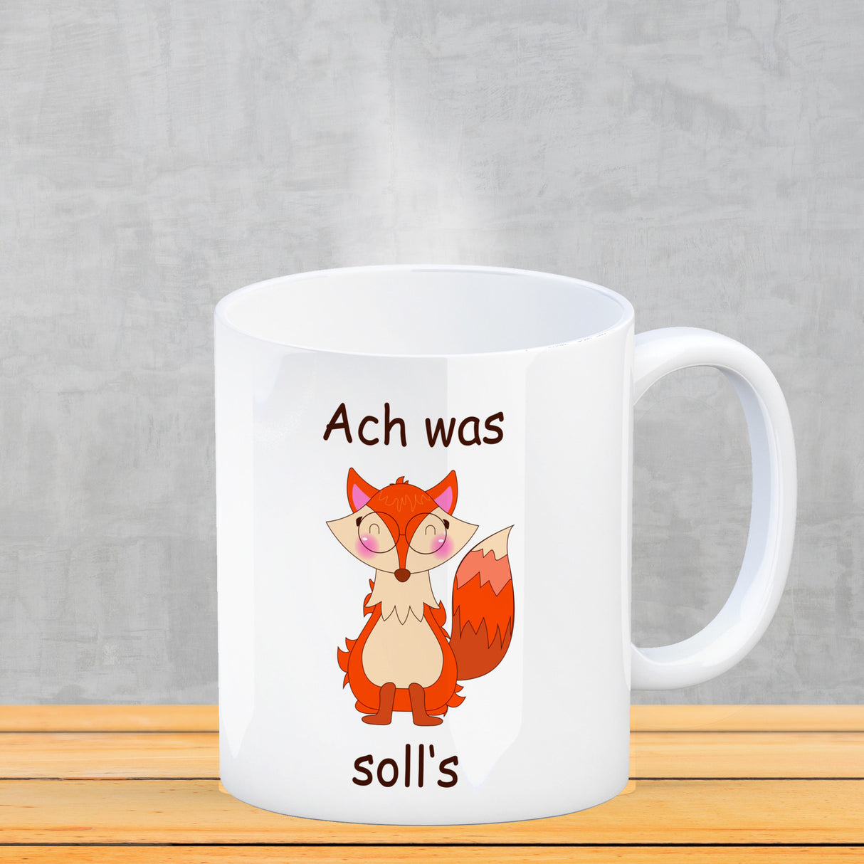 Fuchs Kaffeebecher mit Spruch Oh for Fox sake