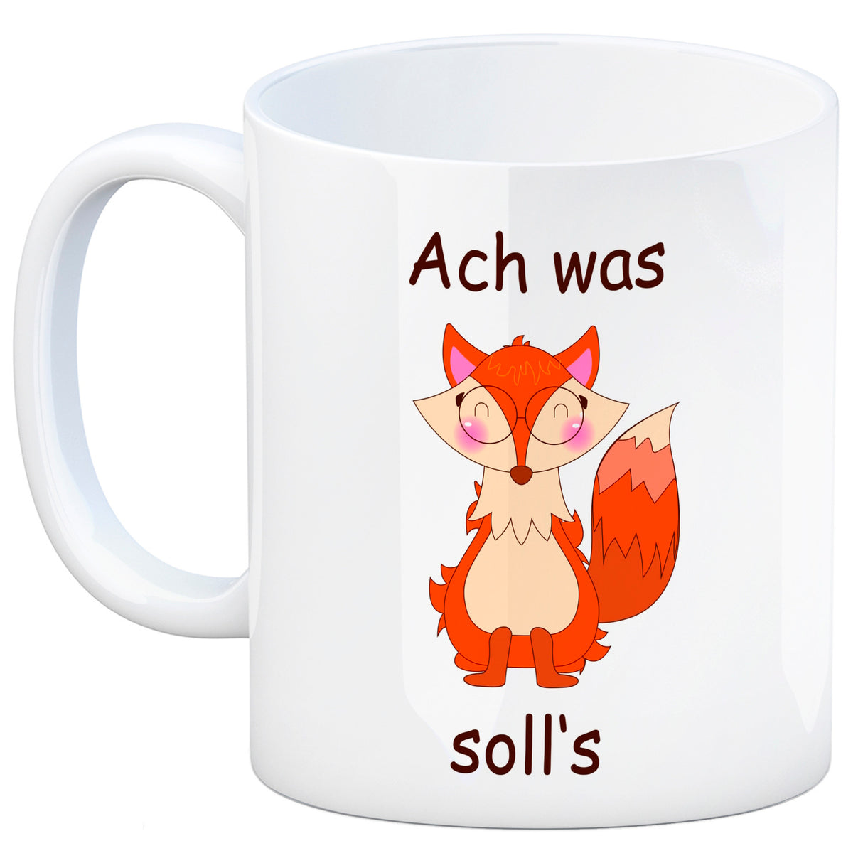 Fuchs Kaffeebecher mit Spruch Oh for Fox sake