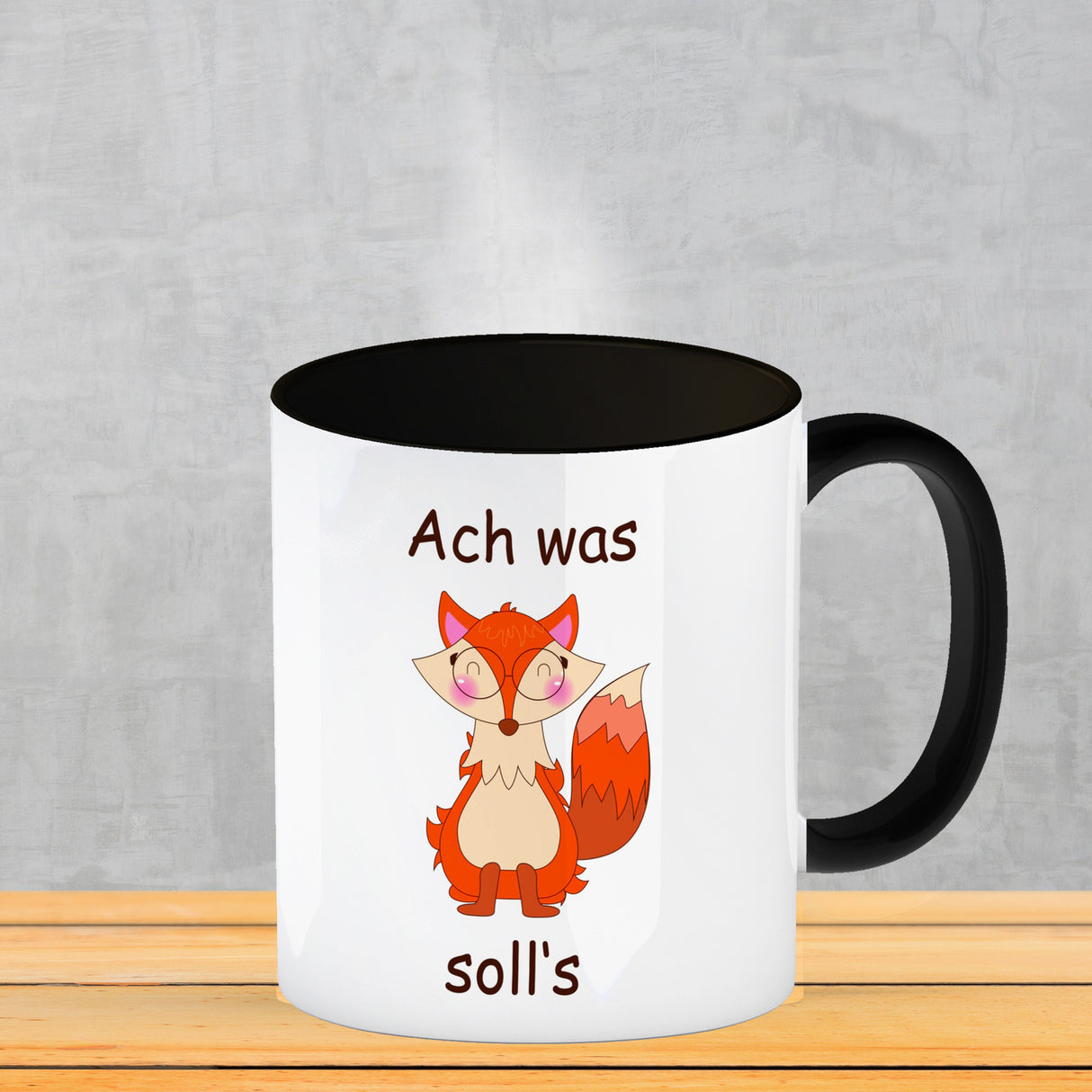 Fuchs Kaffeebecher mit Spruch Oh for Fox sake