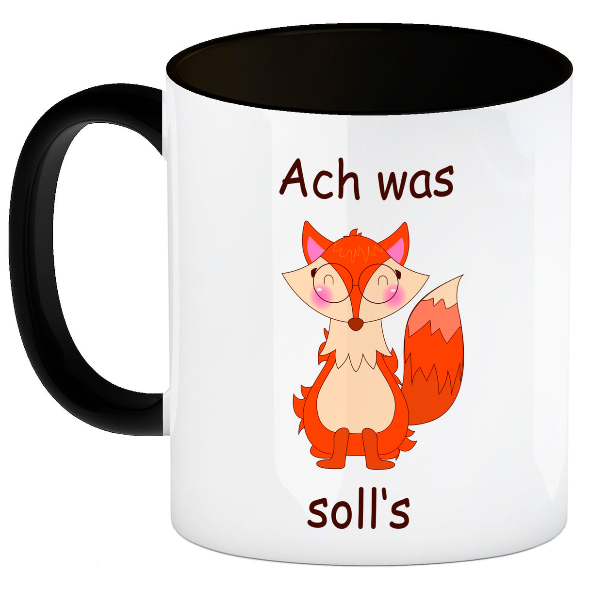 Fuchs Kaffeebecher mit Spruch Oh for Fox sake