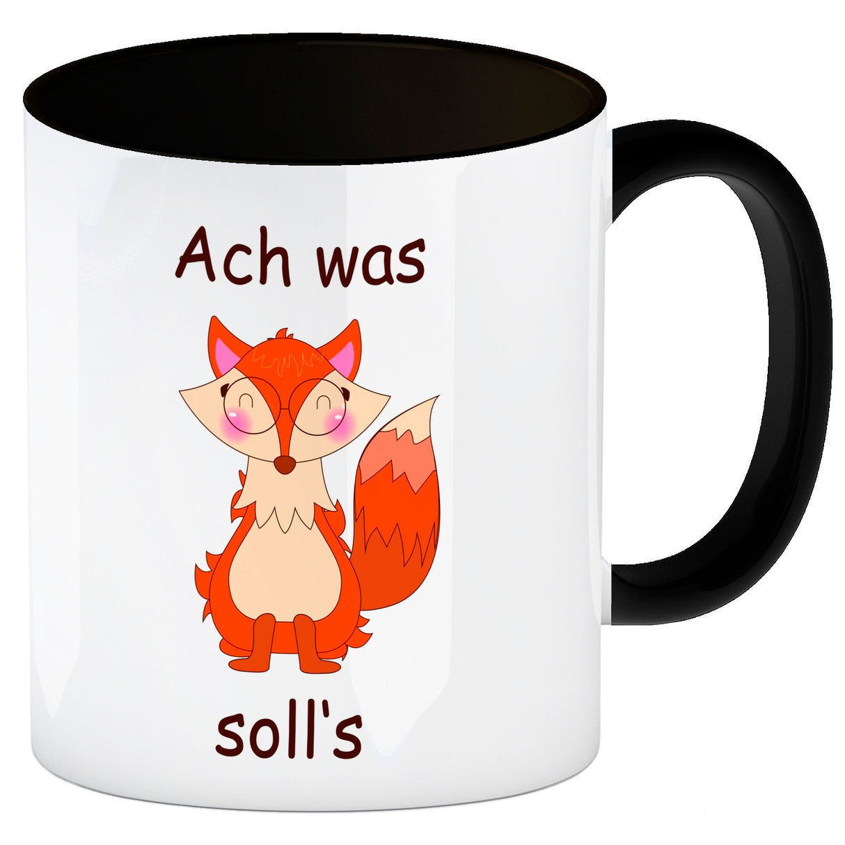 Fuchs Kaffeebecher mit Spruch Oh for Fox sake