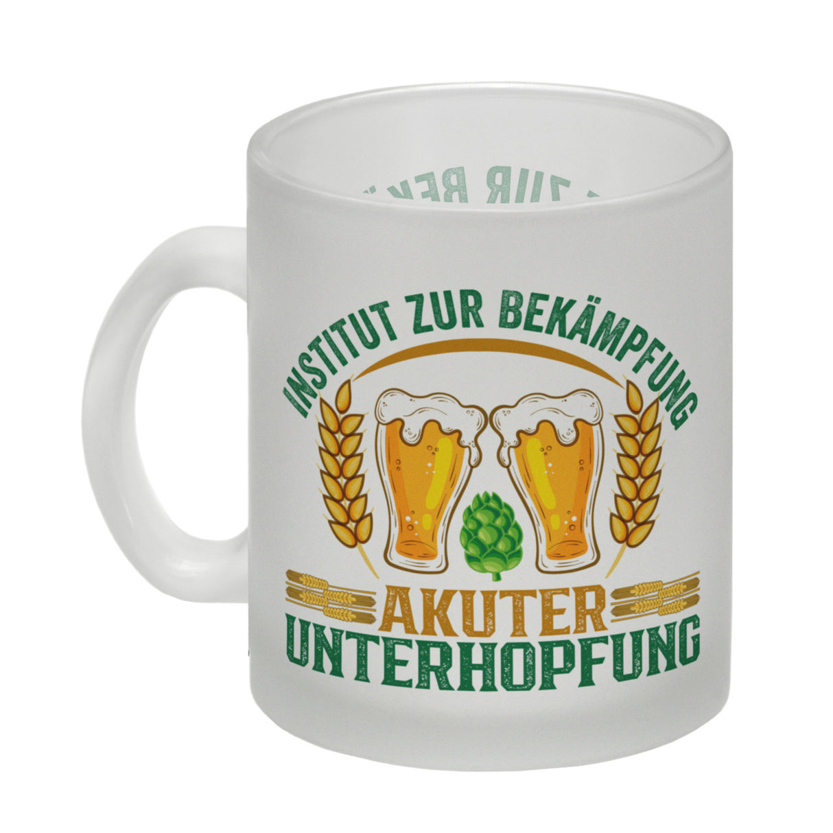 Bier Kaffeebecher Institut zur Bekämpfung akuter Unterhopfung