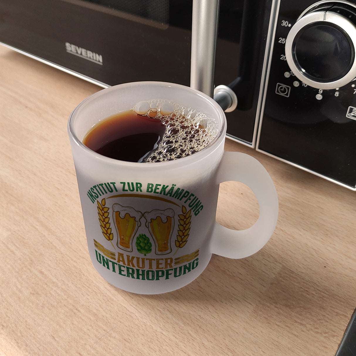 Bier Kaffeebecher Institut zur Bekämpfung akuter Unterhopfung