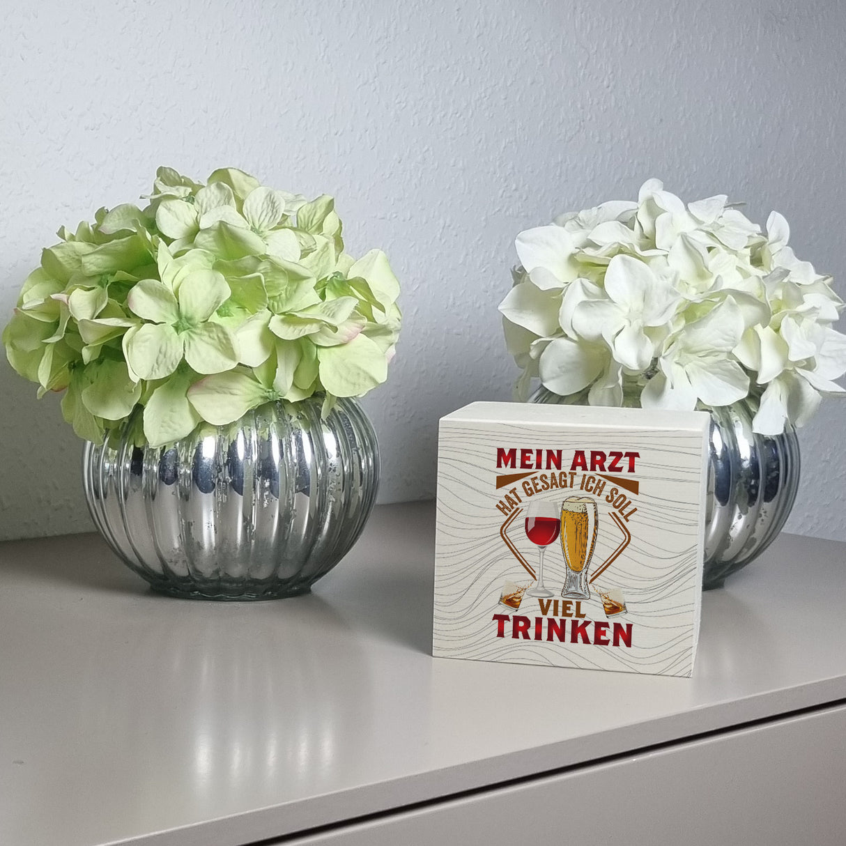 Alkohol Spardose mit Spruch Mein Arzt hat gesagt ich soll viel trinken