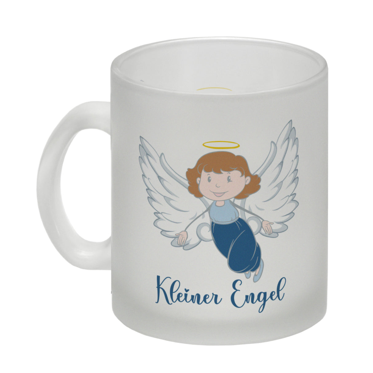 Kleiner Engel Kaffeebecher mit niedlichem Schutzengel