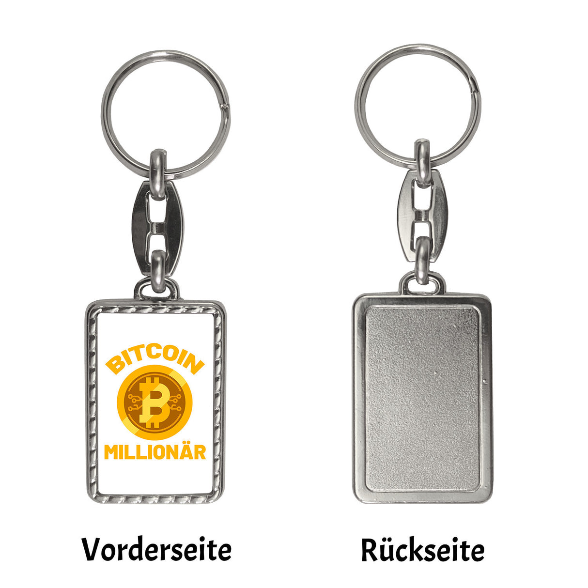 Bitcoin Millionär Kryptowährung Schlüsselanhänger