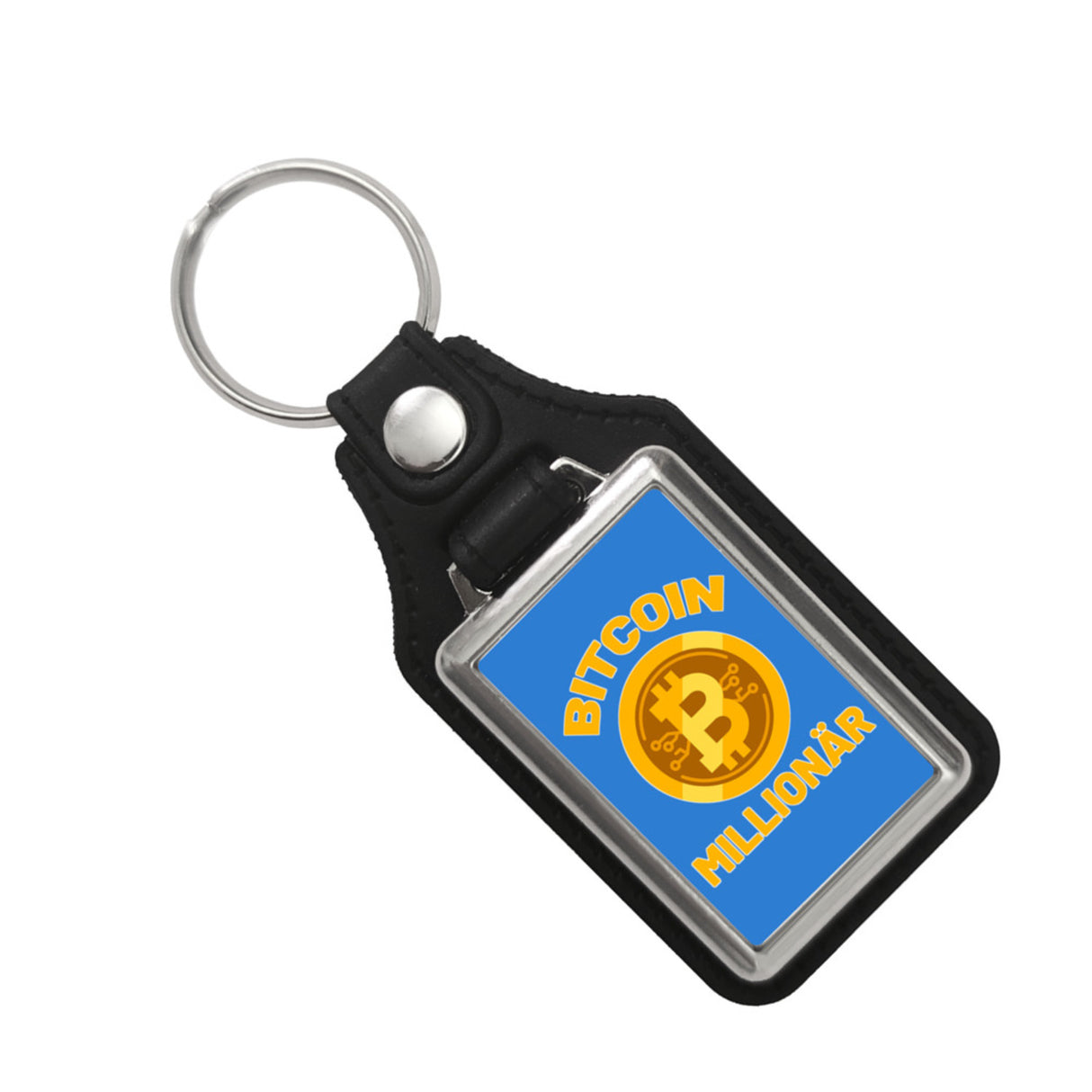 Bitcoin Millionär Kryptowährung Schlüsselanhänger