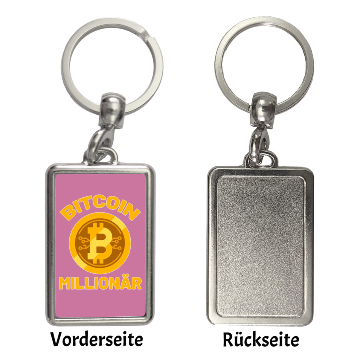 Bitcoin Millionär Kryptowährung Schlüsselanhänger