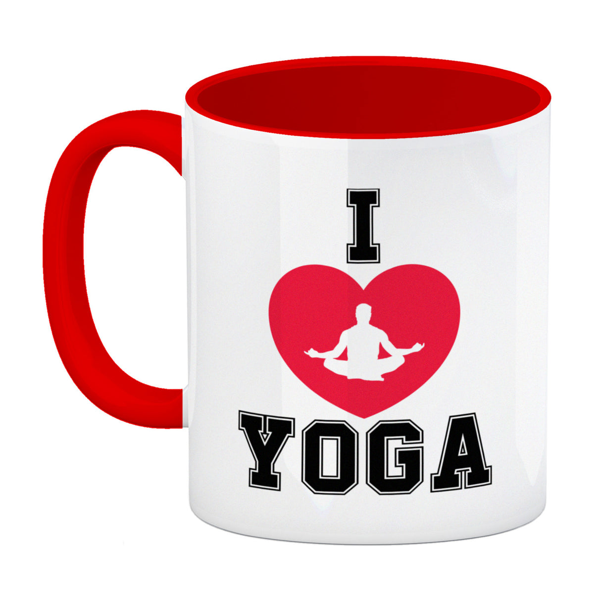 I love Yoga Kaffeebecher für Yogalehrer