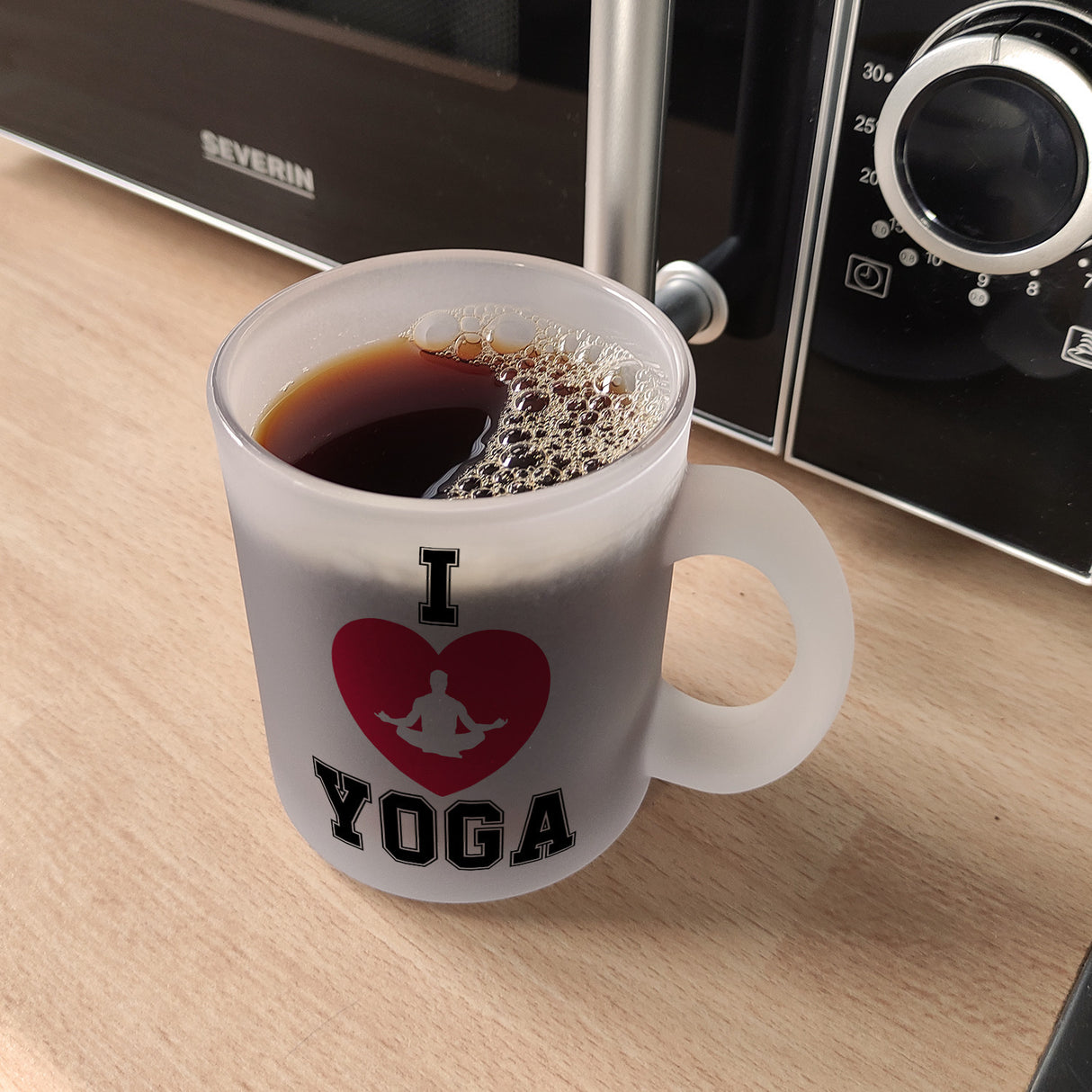I love Yoga Kaffeebecher für Yogalehrer