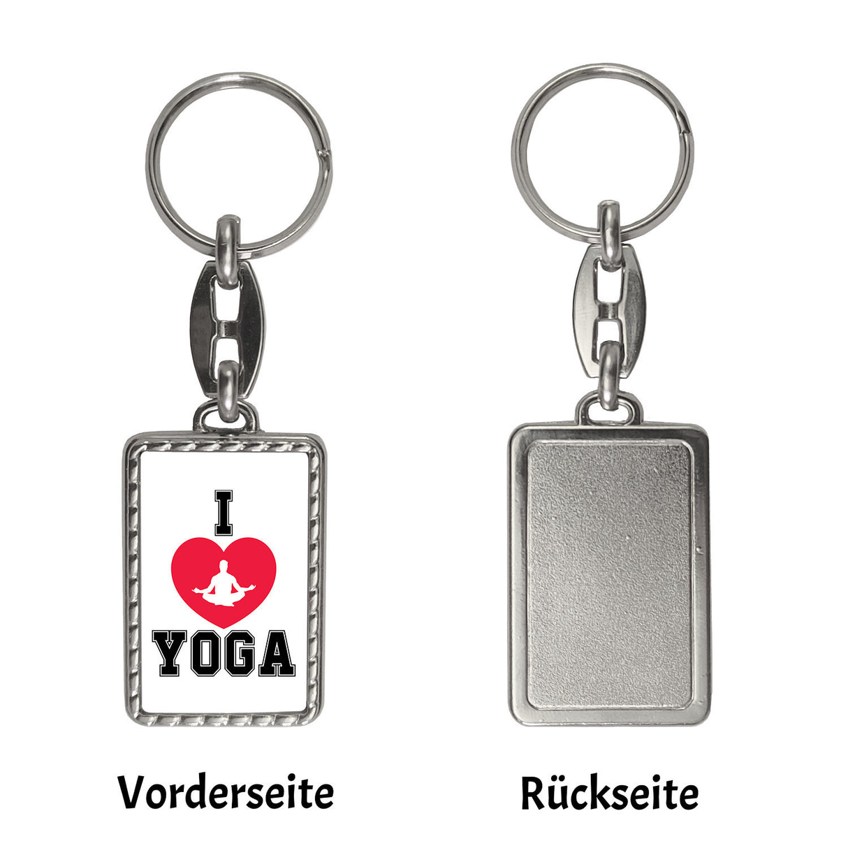 I love Yoga Schlüsselanhänger für Yogalehrer