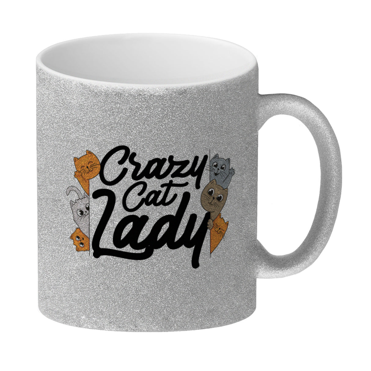 Katzen Kaffeebecher Crazy Cat Lady