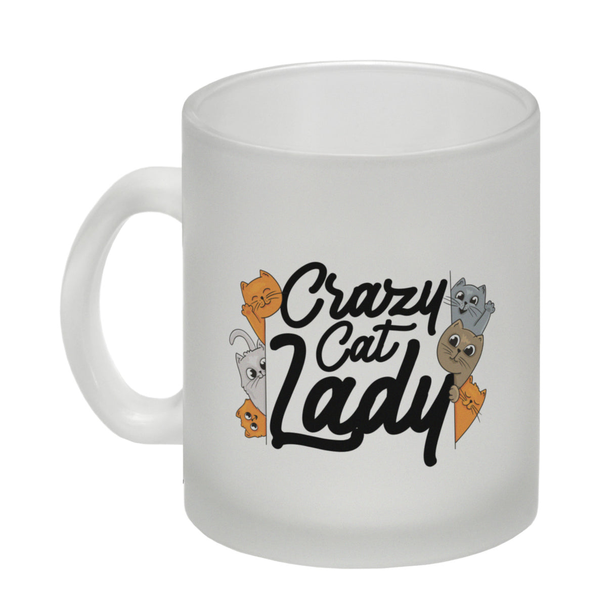 Katzen Kaffeebecher Crazy Cat Lady