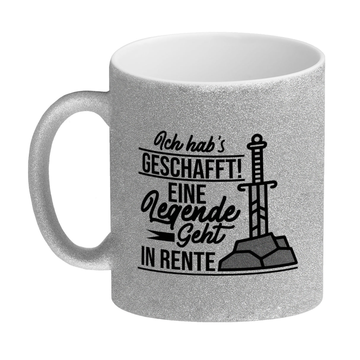 Rentner Kaffeebecher Ich habs geschafft Eine Legende geht in Rente
