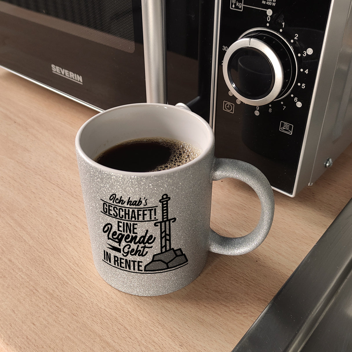 Rentner Kaffeebecher Ich habs geschafft Eine Legende geht in Rente