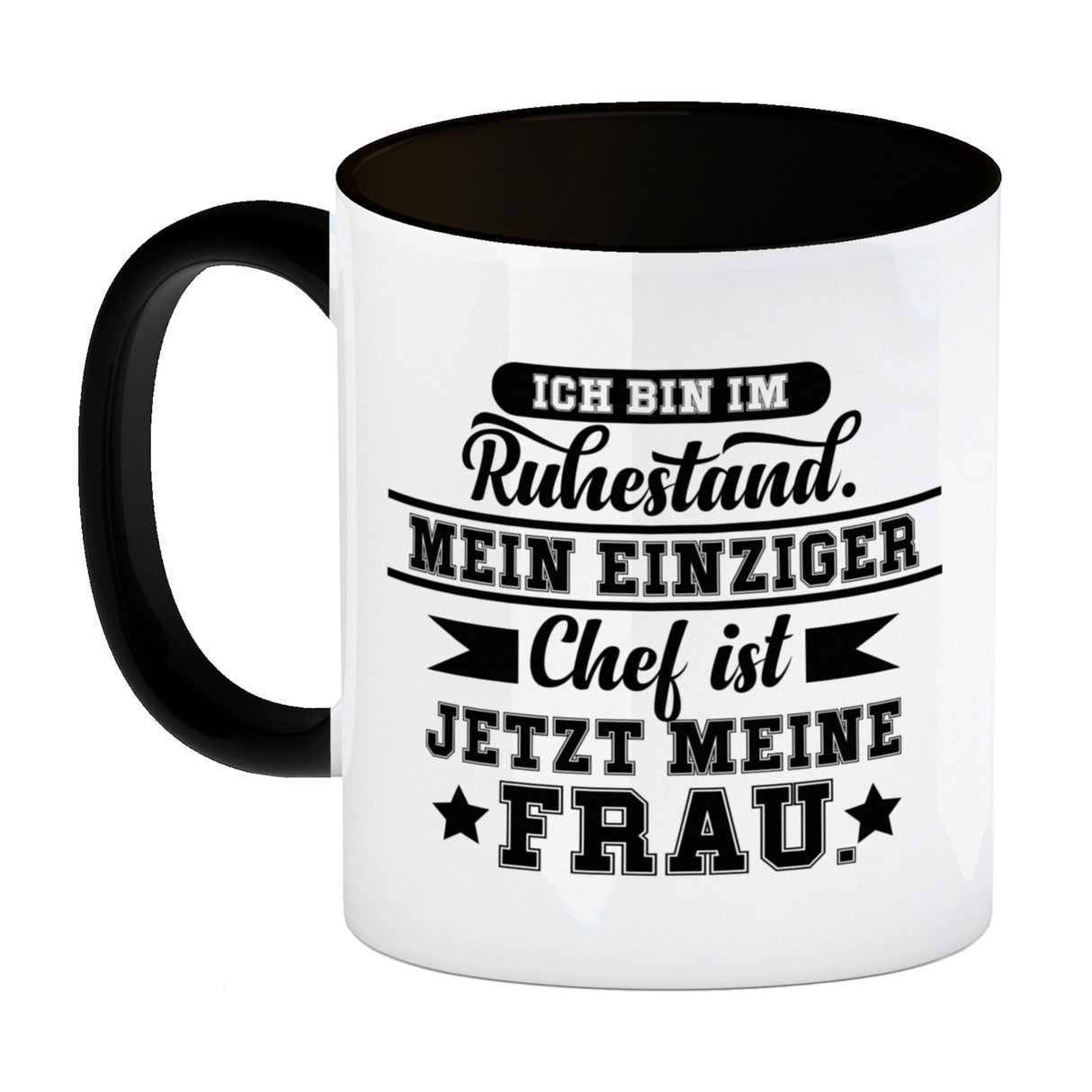Rente Kaffeebecher eine lustige Tasse für den Kaffee am Morgen