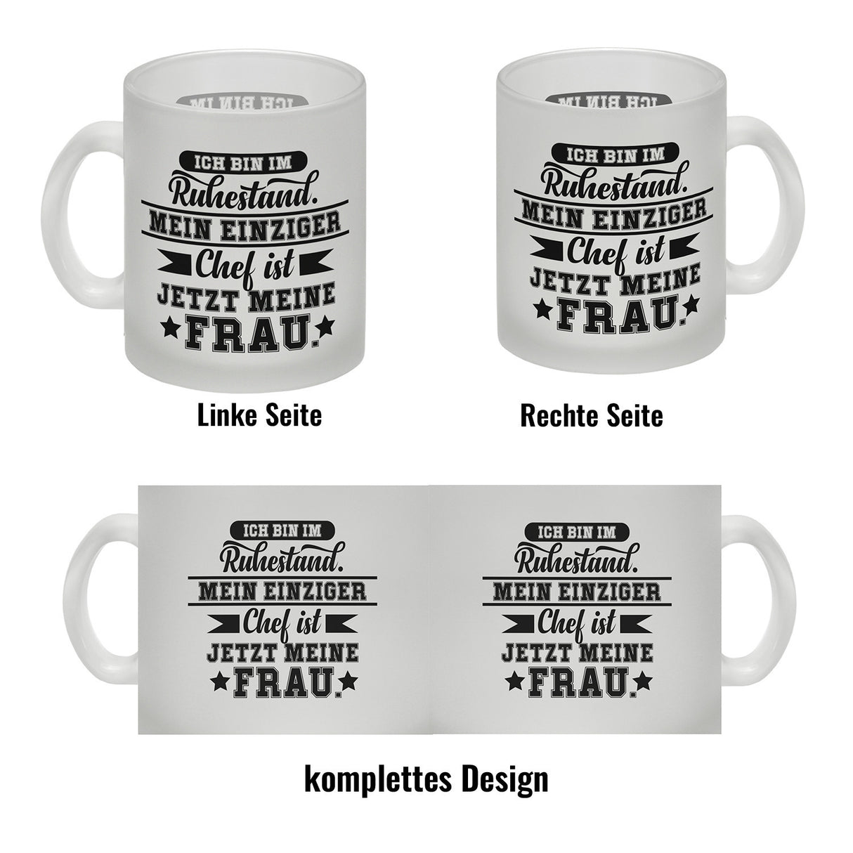 Rente Kaffeebecher eine lustige Tasse für den Kaffee am Morgen