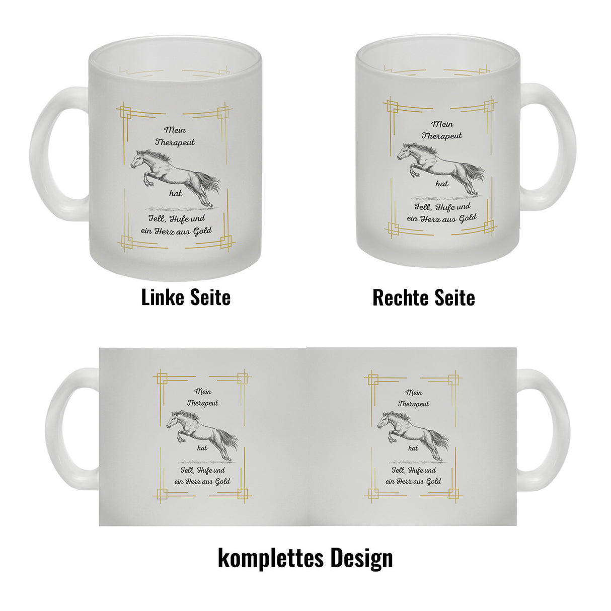 Pferd Kaffeebecher eine bunte Tasse für Tierliebhaber