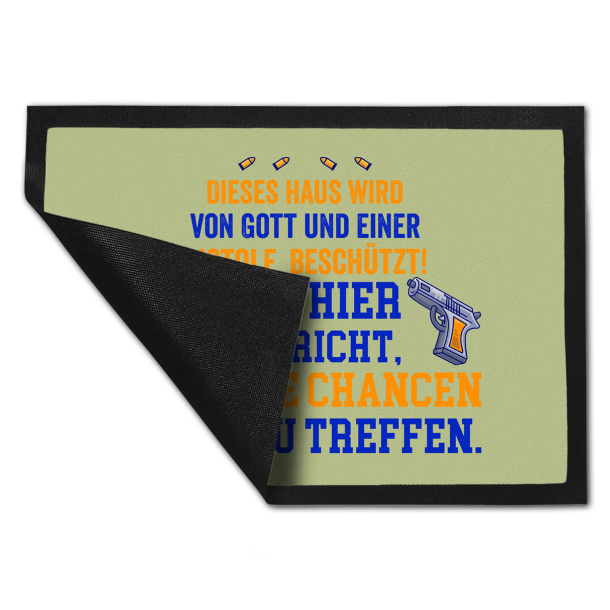Hausbeschützer Fußmatte in 35x50 cm mit Spruch