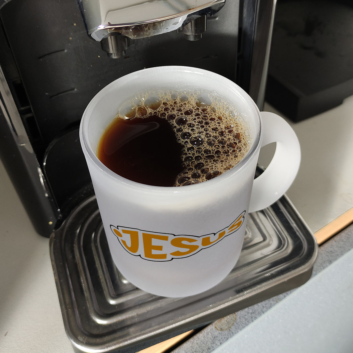 Jesus-Fisch Kaffeebecher für Gläubige