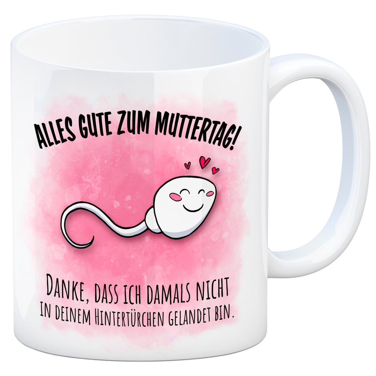 Danke Mama, dass du nicht Kaffeebecher zum Muttertag mit Rücken Spruch