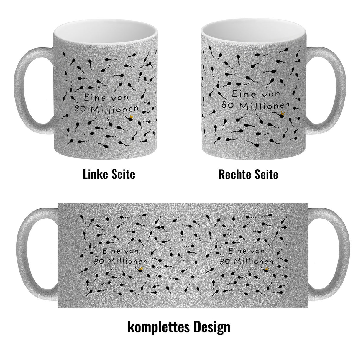 Eine von 80 Millionen Sperma Kaffeebecher
