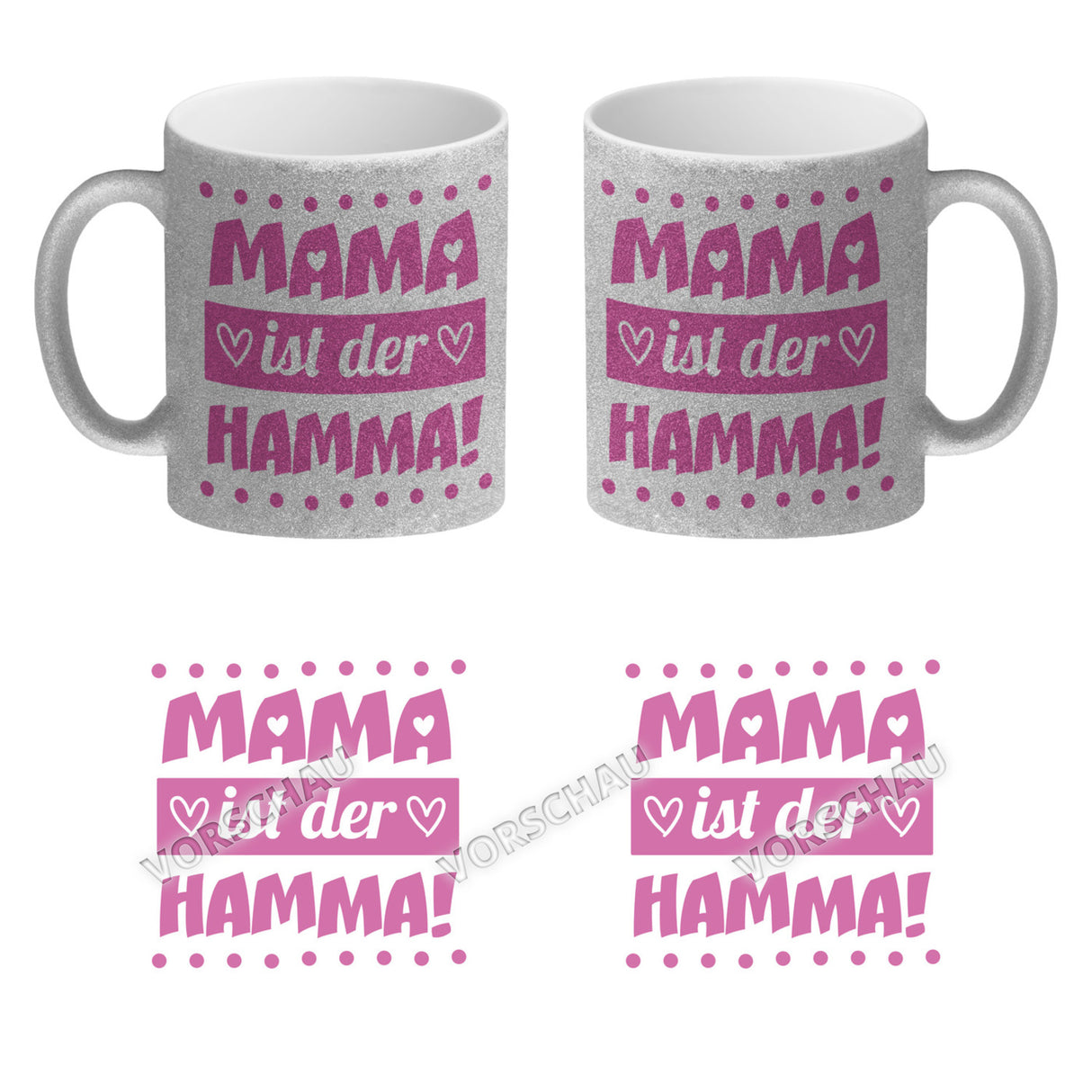 Mama ist der Hamma Kaffeebecher zum Muttertag