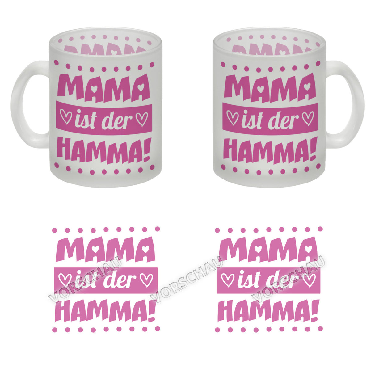 Mama ist der Hamma Kaffeebecher zum Muttertag