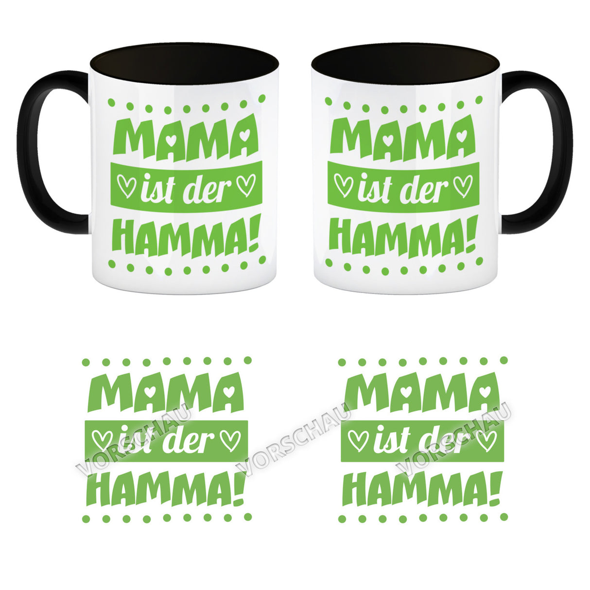 Mama ist der Hamma Kaffeebecher zum Muttertag