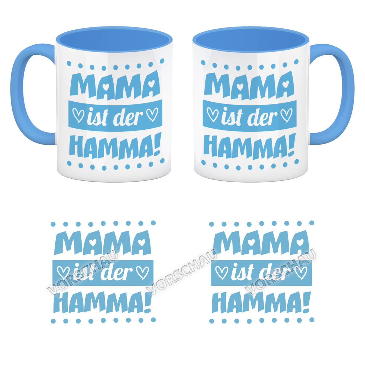 Mama ist der Hamma Kaffeebecher zum Muttertag