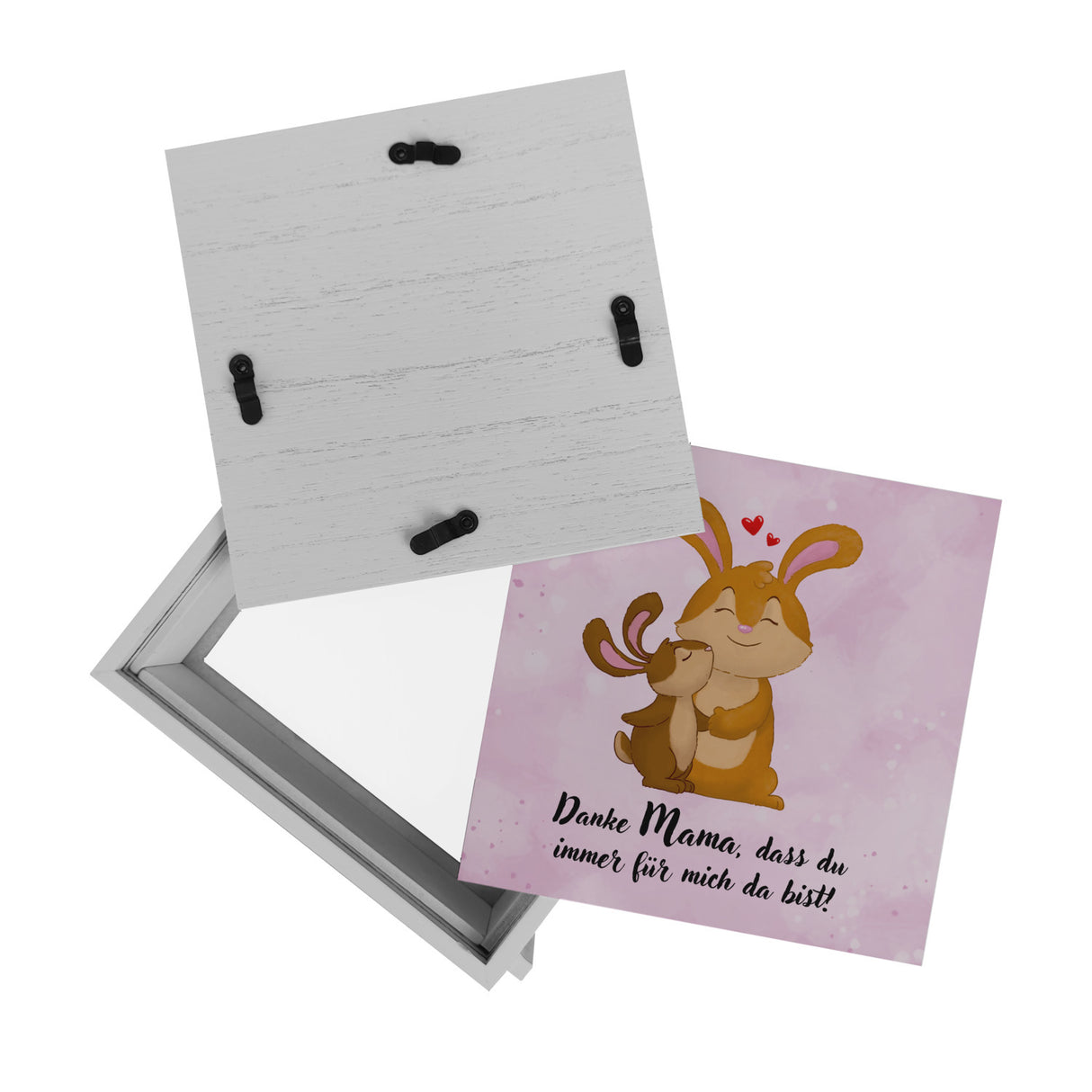 Danke Mama, dass du für mich da bist Spardose mit Hase