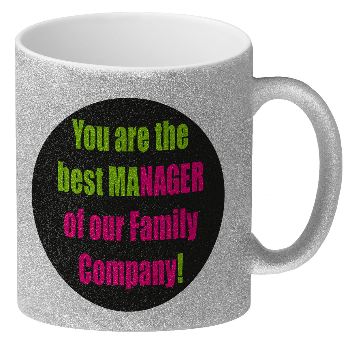Manager of our Family Kaffeebecher mit Spruch für Mama zum Muttertag