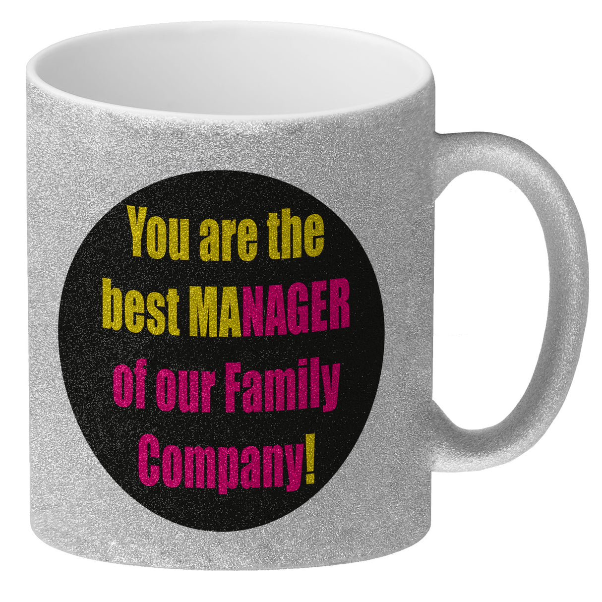 Manager of our Family Kaffeebecher mit Spruch für Mama zum Muttertag