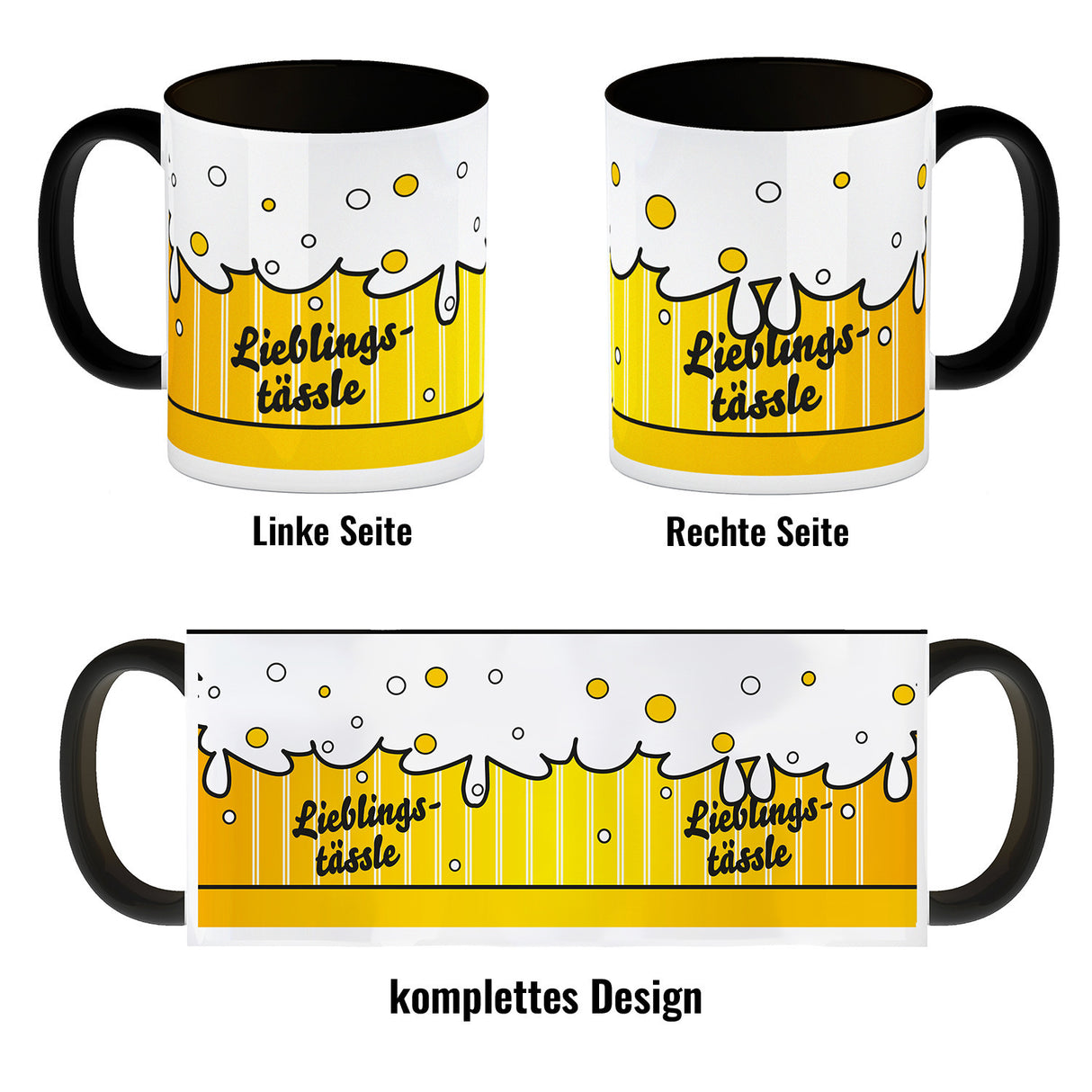 Lieblingstässle Bier Kaffeebecher schwäbisch