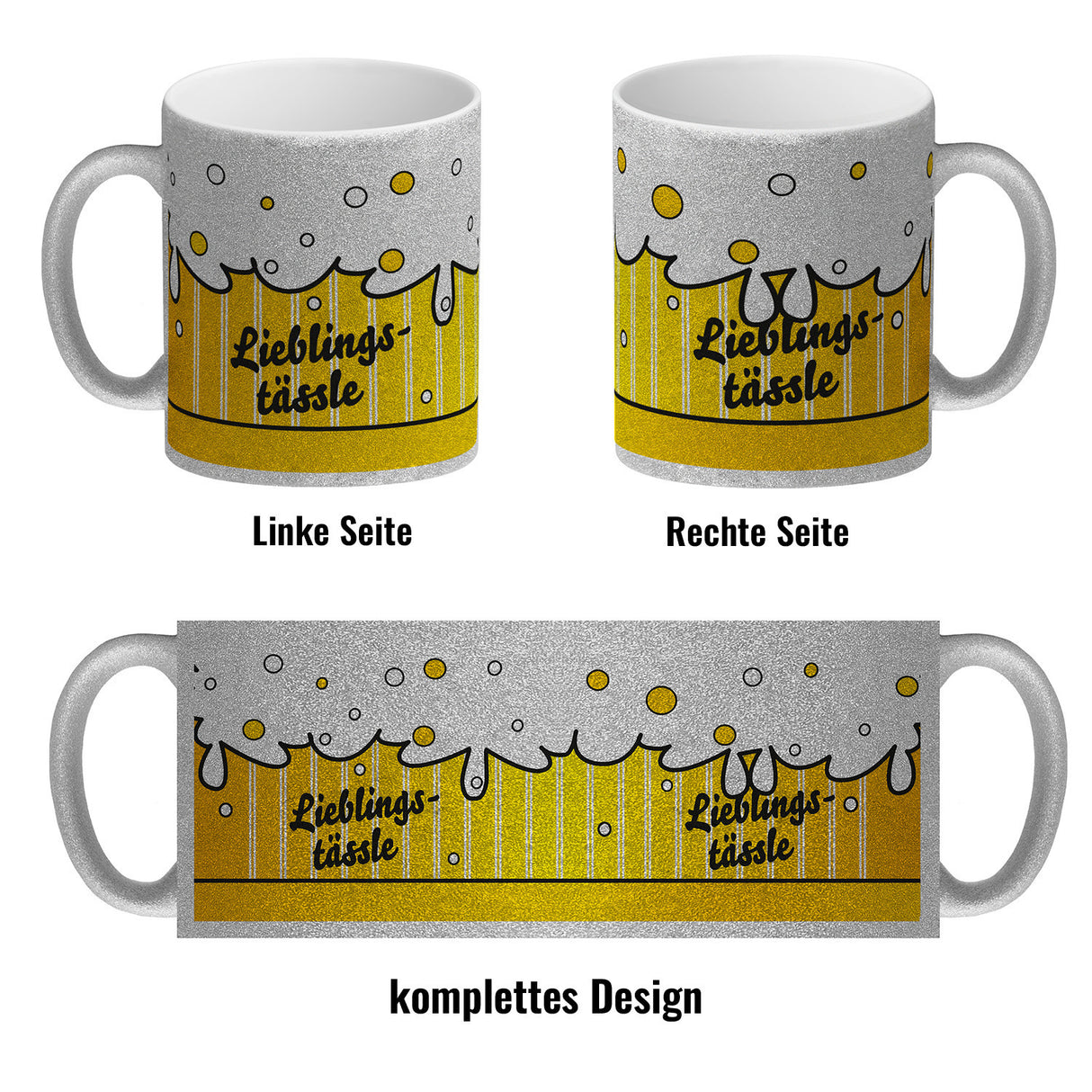 Lieblingstässle Bier Kaffeebecher schwäbisch