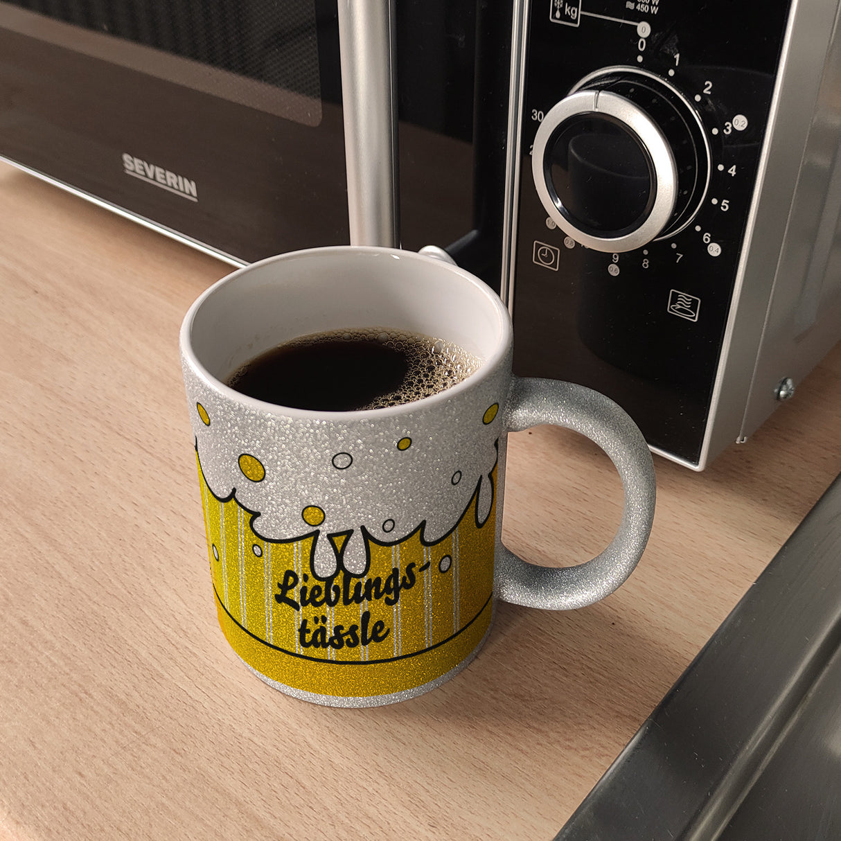 Lieblingstässle Bier Kaffeebecher schwäbisch