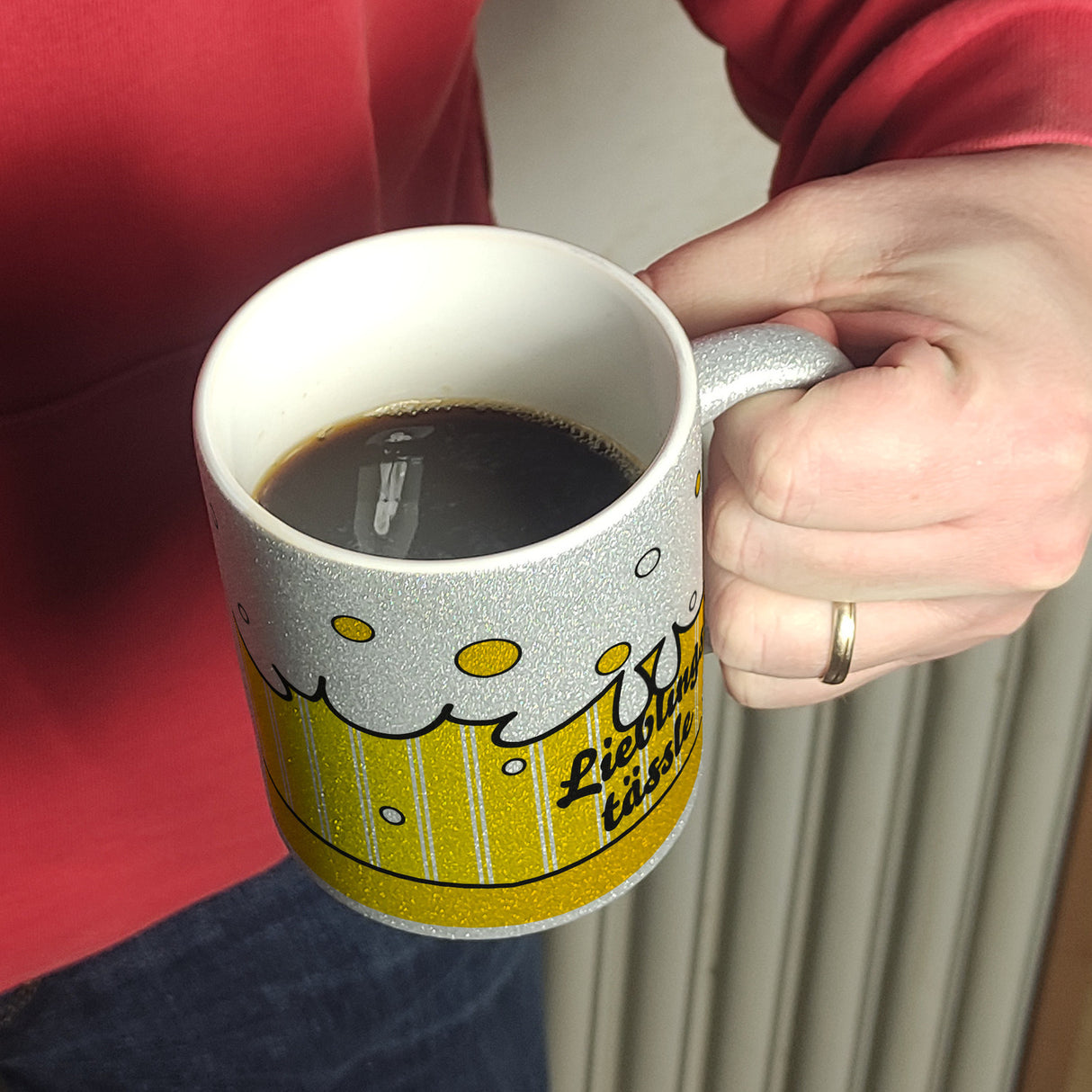 Lieblingstässle Bier Kaffeebecher schwäbisch