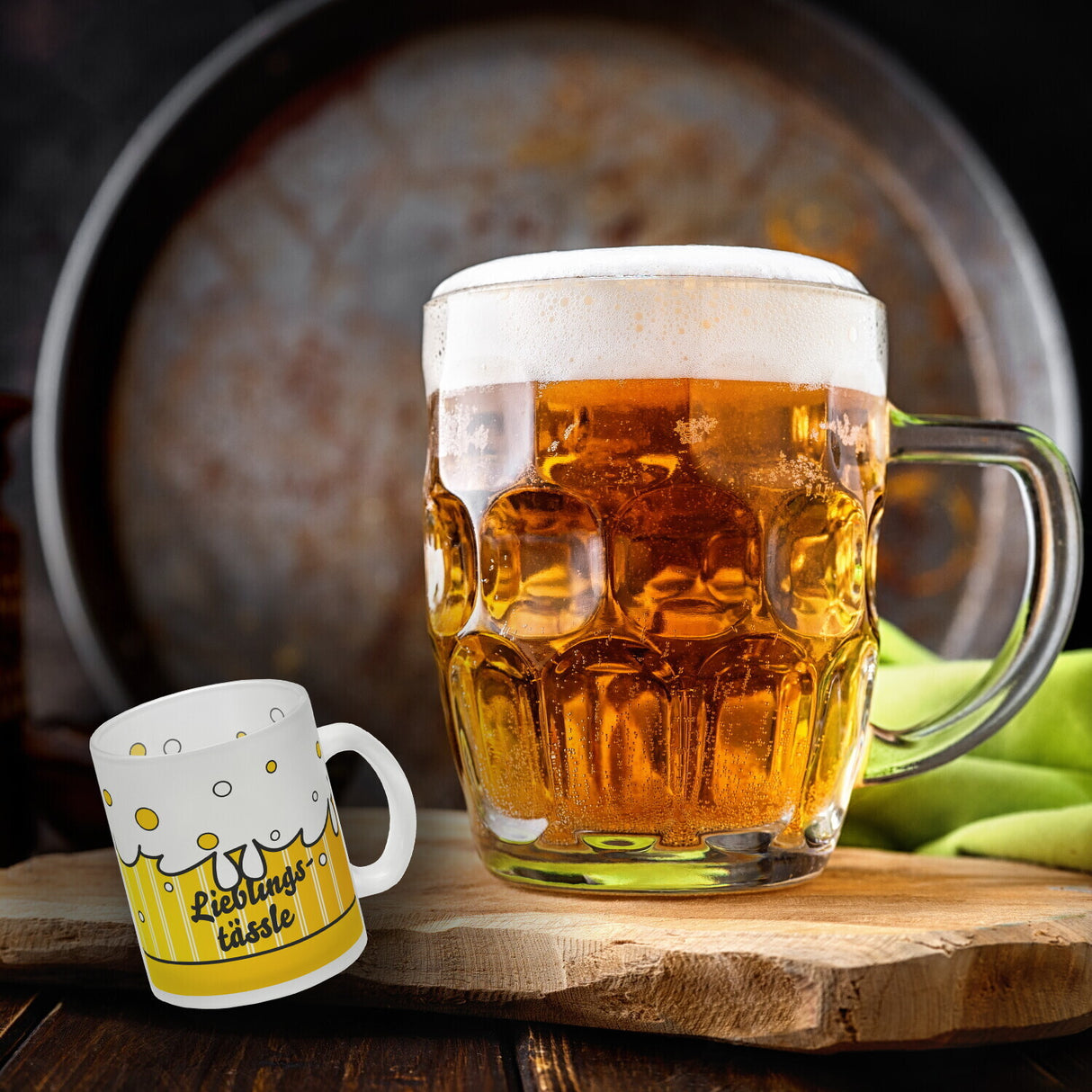 Lieblingstässle Bier Kaffeebecher schwäbisch
