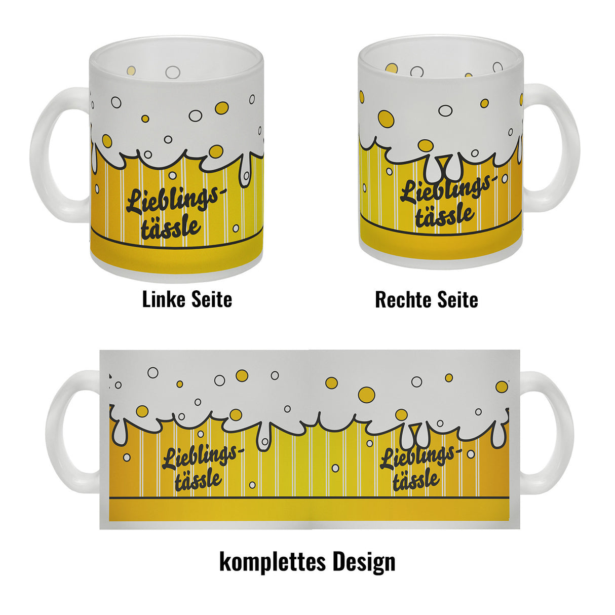 Lieblingstässle Bier Kaffeebecher schwäbisch