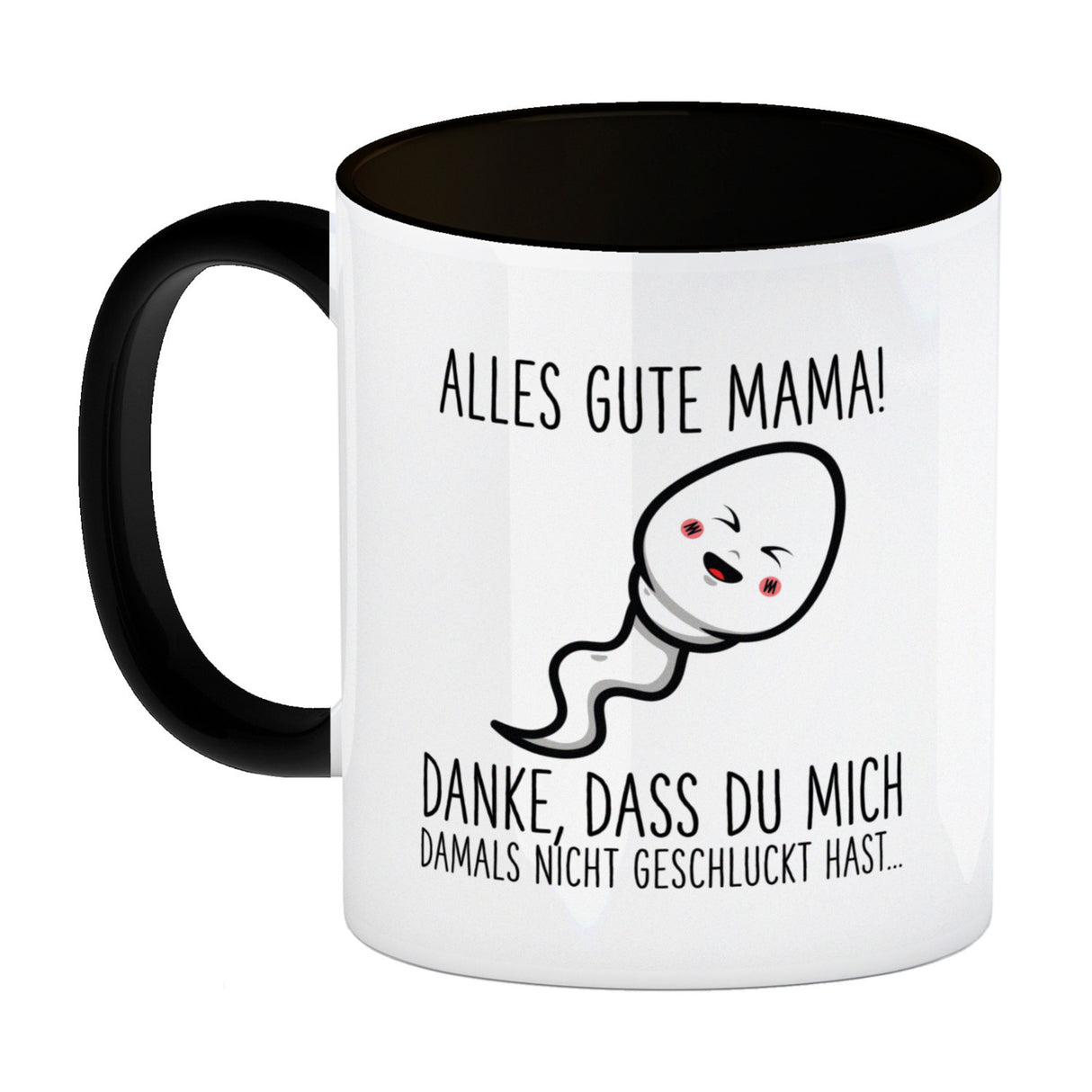 Spermium Muttertag Kaffeebecher mit Spruch Alles gute Mama