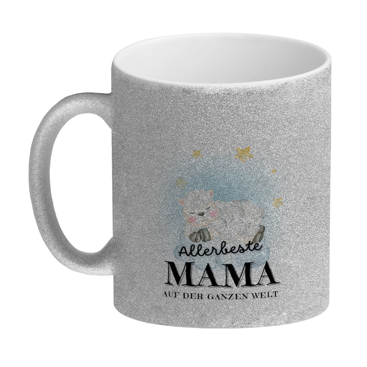 Allerbeste Mama der Welt Kaffeebecher mit Lamm