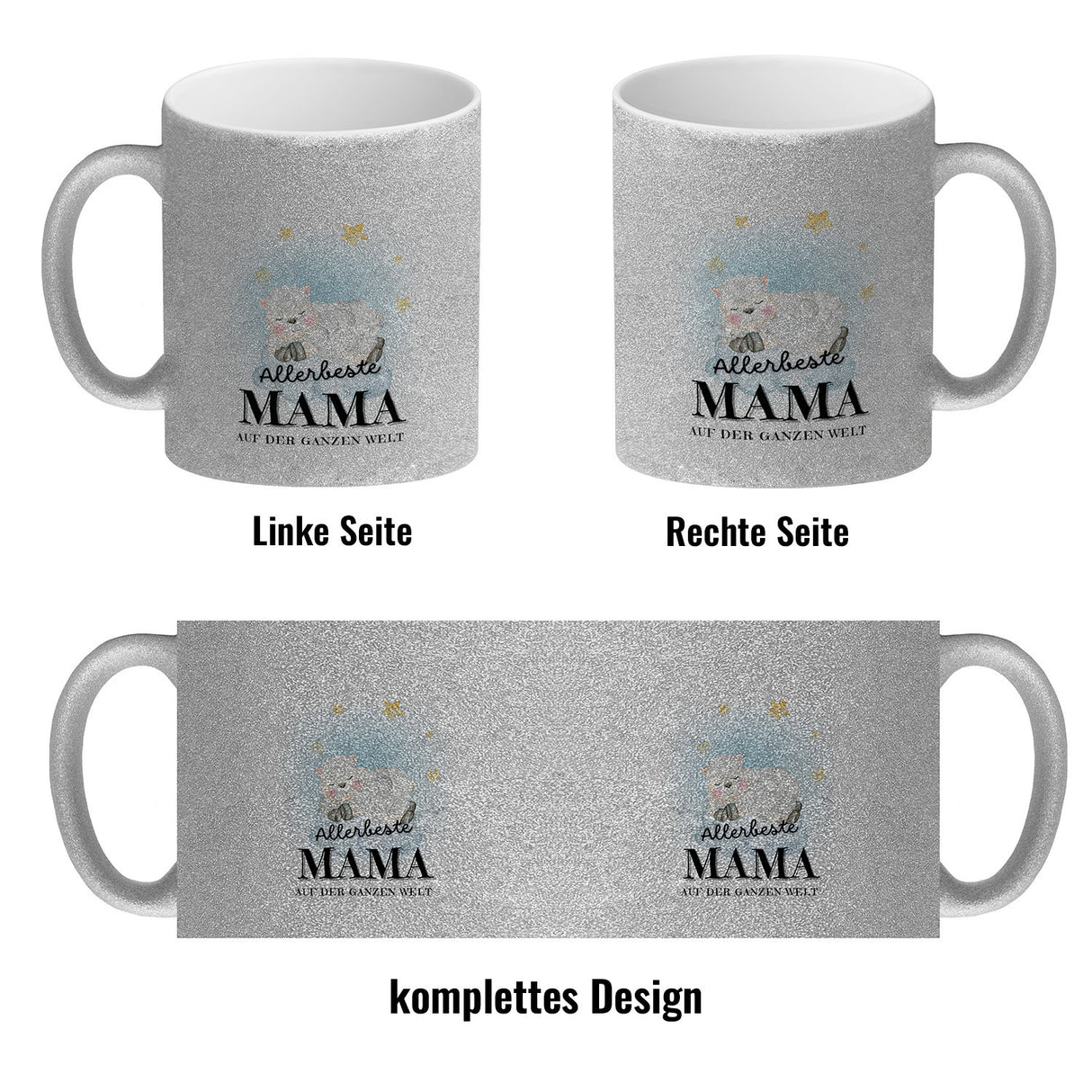 Allerbeste Mama der Welt Kaffeebecher mit Lamm