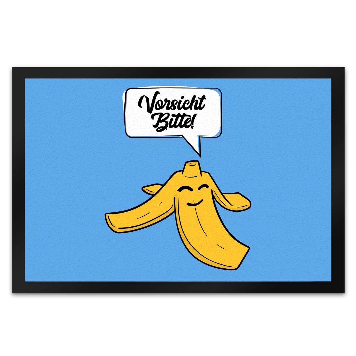 Vorsicht bitte Bananenschale Fußmatte in 35x50 cm