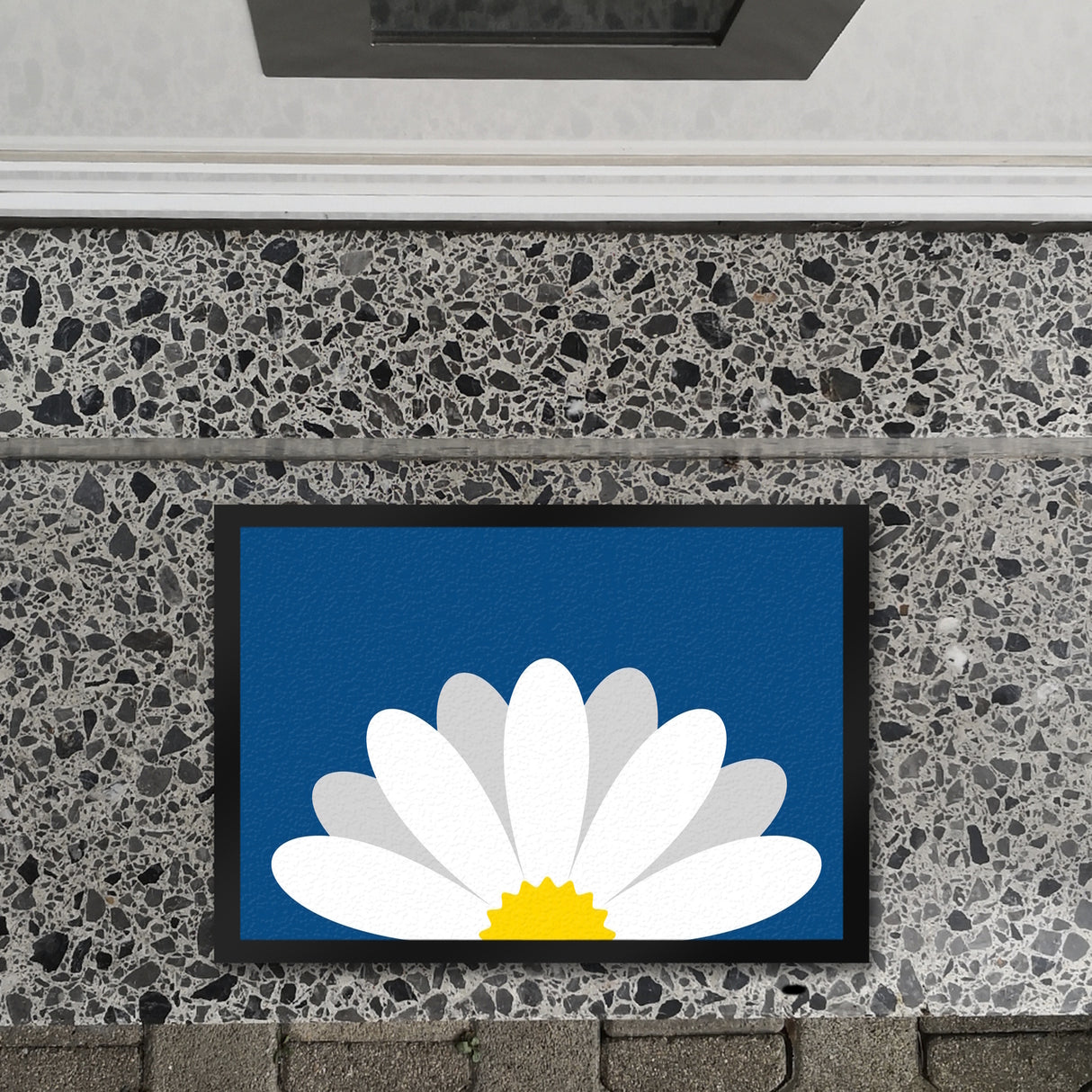 Gänseblümchen Fußmatte in 35x50 cm mit schönem Blumenmotiv