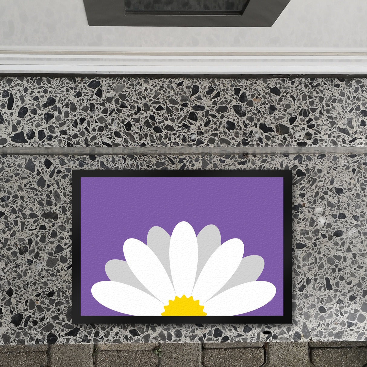 Gänseblümchen Fußmatte in 35x50 cm mit schönem Blumenmotiv