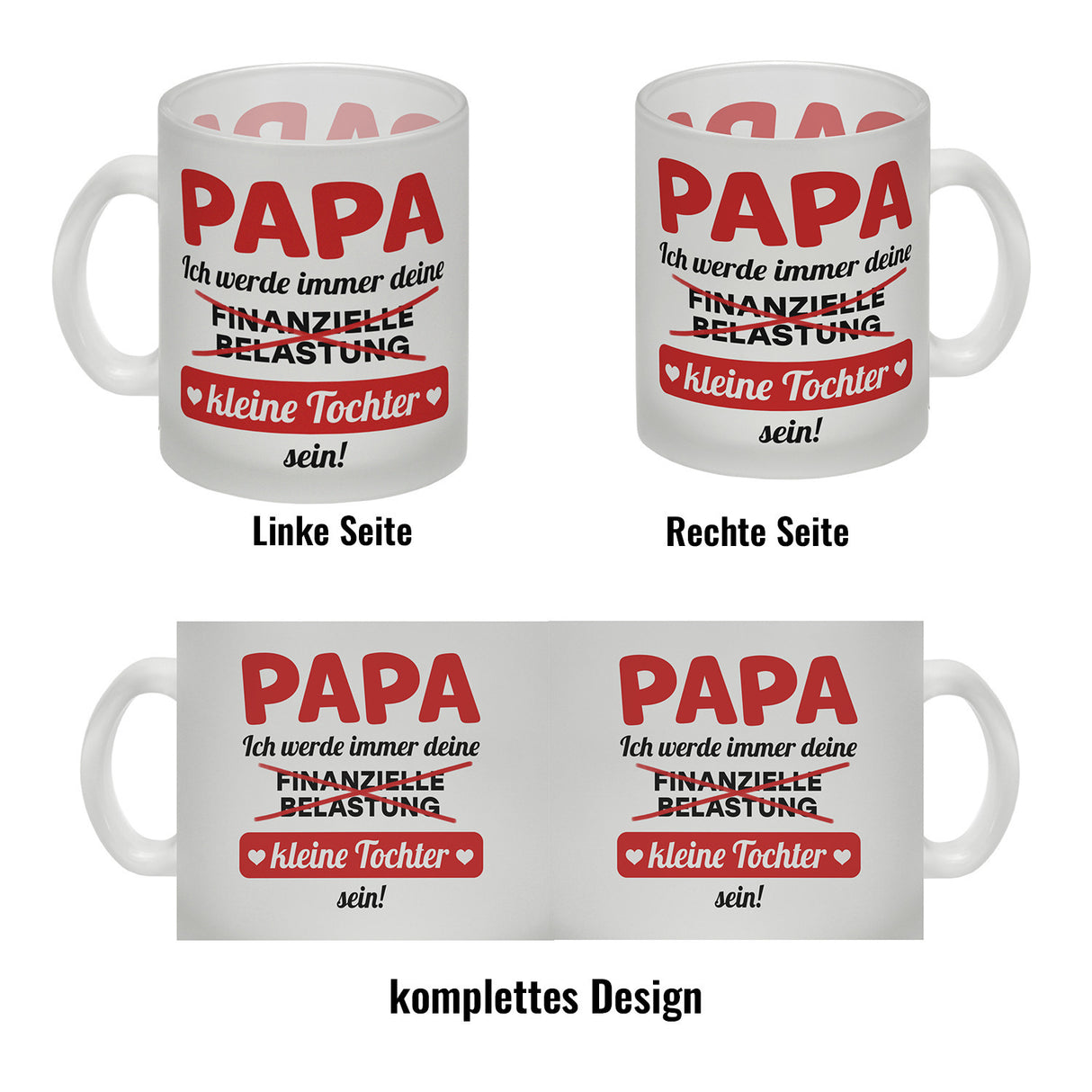 Papa, ich werde immer deine finanzielle Belastung sein Kaffeebecher