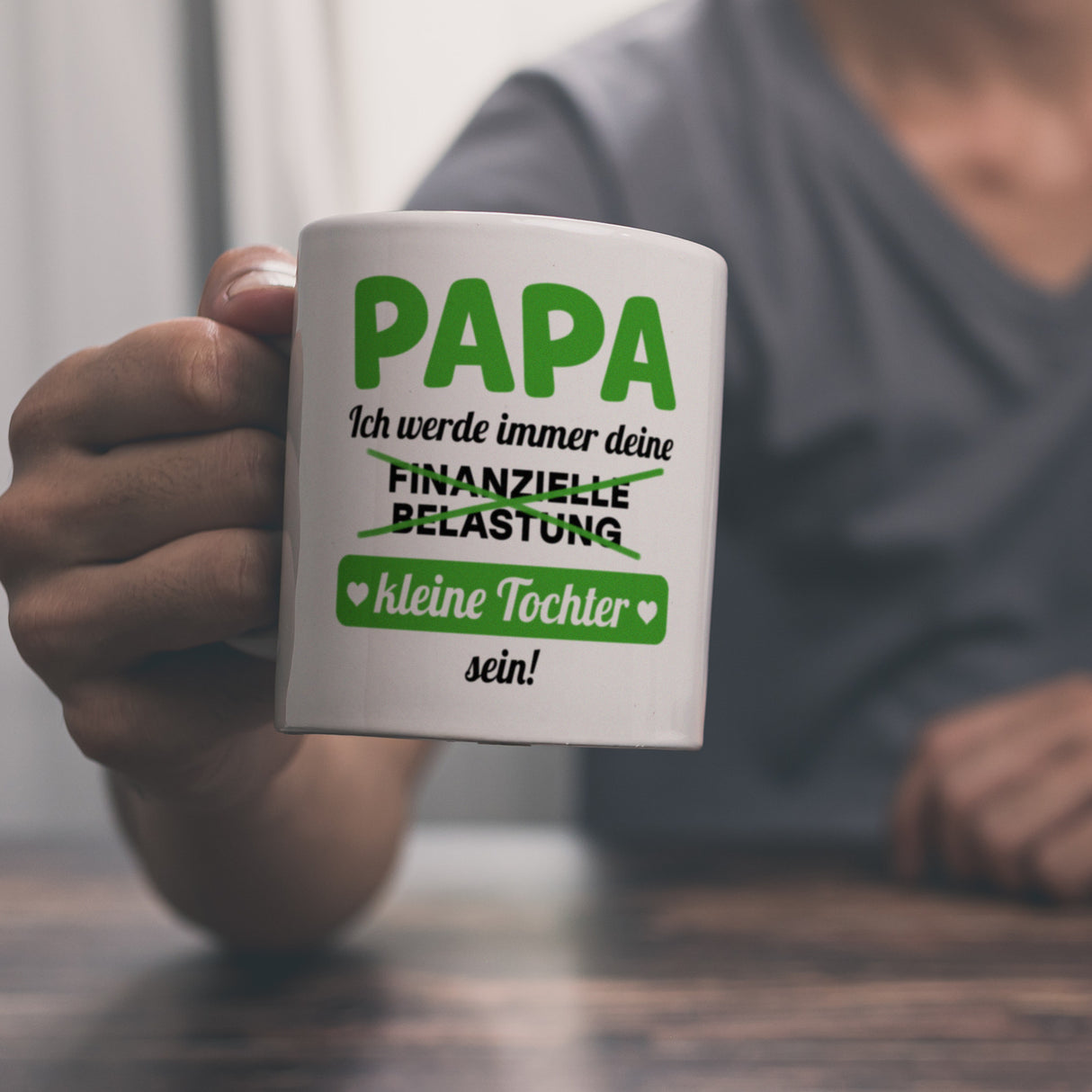 Papa, ich werde immer deine finanzielle Belastung sein Kaffeebecher