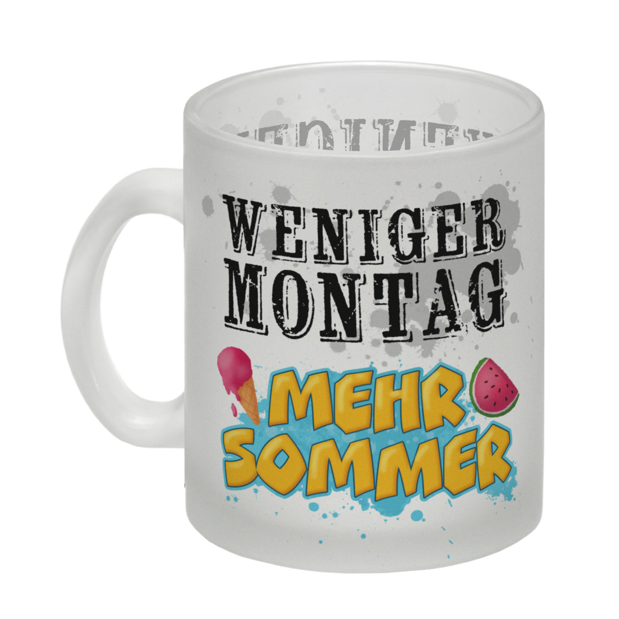 Weniger Montag, mehr Sommer Kaffeebecher